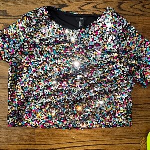COPY - Colorful Sequin Blouse